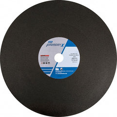 Norton - 24" Zirconia Alumina Cutoff Wheel - 7/32" Thick, 1-3/4" Arbor - Exact Tooling