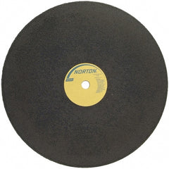 Norton - 30" Aluminum Oxide Cutoff Wheel - 1/4" Thick, 1-3/4" Arbor - Exact Tooling