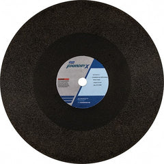 Norton - 20" Zirconia Alumina Cutoff Wheel - 3/16" Thick, 1" Arbor - Exact Tooling