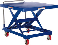 Vestil - 1,000 Lb Capacity, 34" Lift Height, Portable Workstation Manually Operated Lift - Exact Tooling