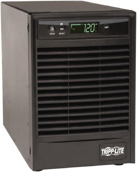 Tripp-Lite - 15 Amp, 1,000 VA, Tower Mount Online Backup Uninterruptible Power Supply - Backup 3.8 min with Full Load & 12 min with Half Load, 120 VAC Input & Output, 900 Watt Output, 1 Phases, 6 Outlets - Exact Tooling
