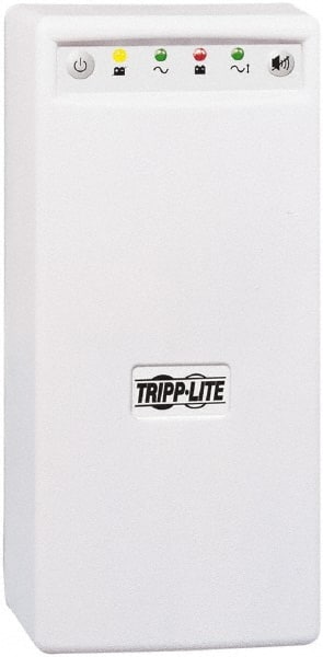 Tripp-Lite - 15 Amp, 350 VA, Tower Mount Line Interactive Backup Uninterruptible Power Supply - Backup 15-1/2 min with Full Load & 37 min with Half Load, 120 VAC Input & Output, 225 Watt Output, 1 Phases, 4 Outlets - Exact Tooling