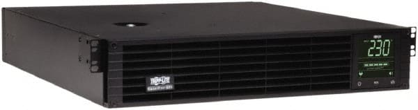 Tripp-Lite - 15 Amp, 1,000 VA, Tower & Rack Mount Line Interactive Backup Uninterruptible Power Supply - Backup 5.6 min with Full Load & 14 min with Half Load, 230 Volt Input & Output, 900 Watt Output, 1 Phases, 6 Outlets - Exact Tooling