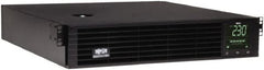 Tripp-Lite - 15 Amp, 1,000 VA, Tower & Rack Mount Line Interactive Backup Uninterruptible Power Supply - Backup 5.6 min with Full Load & 14 min with Half Load, 230 Volt Input & Output, 900 Watt Output, 1 Phases, 6 Outlets - Exact Tooling