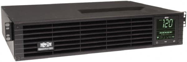 Tripp-Lite - 15 Amp, 1,000 VA, Tower & Rack Mount Line Interactive Backup Uninterruptible Power Supply - Backup 6.3 min with Full Load & 18 min with Half Load, 120 VAC Input & Output, 900 Watt Output, 1 Phases, 6 Outlets - Exact Tooling