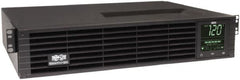 Tripp-Lite - 15 Amp, 1,000 VA, Tower & Rack Mount Line Interactive Backup Uninterruptible Power Supply - Backup 6.3 min with Full Load & 18 min with Half Load, 120 VAC Input & Output, 900 Watt Output, 1 Phases, 6 Outlets - Exact Tooling