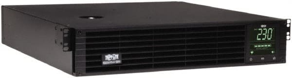 Tripp-Lite - 20 Amp, 2,200 VA, Tower & Rack Mount Line Interactive Backup Uninterruptible Power Supply - Backup 4-1/2 min with Full Load & 12 min with Half Load, 230 Volt Input & Output, 1,920 Watt Output, 1 Phases, 6 Outlets - Exact Tooling