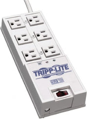 Tripp-Lite - 6 Outlets, 120 VAC15 Amps, 6' Cord, Power Outlet Strip - Floor, Keyhole Mount, 5-15 NEMA Configuration, 9-1/2" Strip - Exact Tooling