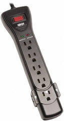 Tripp-Lite - 7 Outlets, 120 VAC15 Amps, 7' Cord, Power Outlet Strip - Floor, Keyhole Mount, 5-15 NEMA Configuration, 10.3" Strip - Exact Tooling