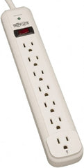 Tripp-Lite - 7 Outlets, 120 VAC15 Amps, 12' Cord, Power Outlet Strip - Floor, Keyhole Mount, 5-15 NEMA Configuration, 11.69" Strip - Exact Tooling
