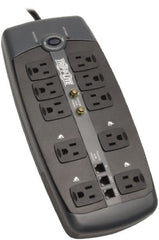 Tripp-Lite - 10 Outlets, 120 VAC15 Amps, 8' Cord, Power Outlet Strip - Floor, Keyhole Mount, 5-15 NEMA Configuration, 1.8" Strip - Exact Tooling