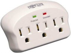 Tripp-Lite - 3 Outlets, 120 VAC15 Amps, Power Outlet Strip - Floor, Keyhole Mount, 5-15 NEMA Configuration, 2.1" Strip - Exact Tooling