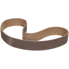 Norton - 2" Wide x 48" OAL, Aluminum Oxide Abrasive Belt - Aluminum Oxide, Coarse, Nonwoven, Y Weighted Cloth Backing - Exact Tooling