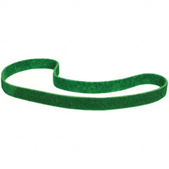 Norton - 1" Wide x 132" OAL, Aluminum Oxide Abrasive Belt - Aluminum Oxide, Medium, Nonwoven, Y Weighted Cloth Backing - Exact Tooling
