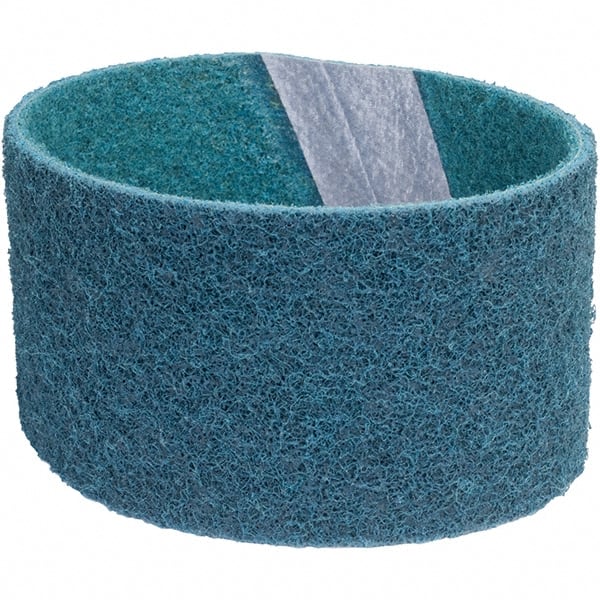 Norton - 2-3/4" Wide x 15-1/2" OAL, Aluminum Oxide Abrasive Belt - Aluminum Oxide, Fine, Nonwoven, Cloth Backing - Exact Tooling