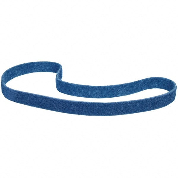 Norton - 1" Wide x 132" OAL, Aluminum Oxide Abrasive Belt - Aluminum Oxide, Very Fine, Nonwoven, Y Weighted Cloth Backing - Exact Tooling