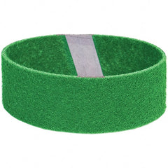 Norton - 3" Wide x 21" OAL, Aluminum Oxide Abrasive Belt - Aluminum Oxide, Medium, Nonwoven, Y Weighted Cloth Backing - Exact Tooling