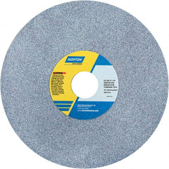 Norton - 8" Diam x 1-1/4" Hole x 3/4" Thick, J Hardness, 46 Grit Surface Grinding Wheel - Ceramic, Type 1, Coarse Grade, 3,600 Max RPM - Exact Tooling