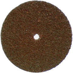 Norton - 7" Diam, Aluminum Oxide Hook & Loop Disc - Coarse Grade, Nonwoven, - Exact Tooling
