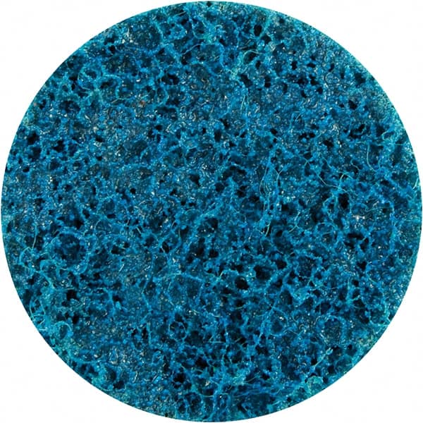 Norton - 4" Diam, Aluminum Oxide Hook & Loop Disc - Very Fine Grade, Nonwoven, - Exact Tooling