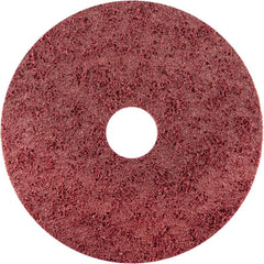 Norton - 5" Diam, Aluminum Oxide Hook & Loop Disc - Medium Grade, Nonwoven, - Exact Tooling