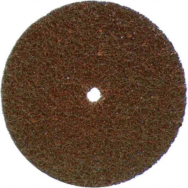 Norton - 5" Diam, Aluminum Oxide Hook & Loop Disc - Coarse Grade, Nonwoven, - Exact Tooling