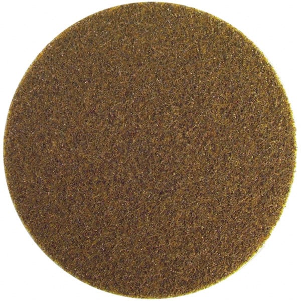 Norton - 5" Diam, Aluminum Oxide Hook & Loop Disc - Coarse Grade, Nonwoven, - Exact Tooling