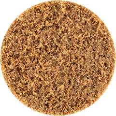 Norton - 4" Diam, Aluminum Oxide Hook & Loop Disc - Coarse Grade, Nonwoven, - Exact Tooling