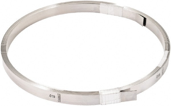 Starrett - Feeler Stock Rolls Thickness (Decimal Inch): 0.0190 Overall Length (Meters): 7.60 - Exact Tooling