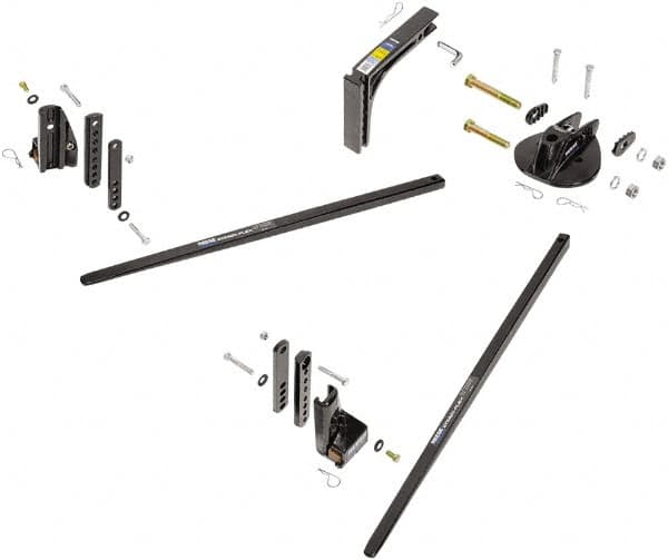 Reese - 10,000 Lb Capacity Weight Distributing Kit - For Use with Up to 7\x94 Trailer Frames with Top & Bottom Mount Couplers - Exact Tooling