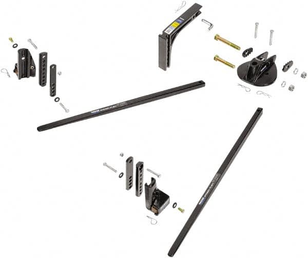 Reese - 14,000 Lb Capacity Weight Distributing Kit - For Use with Up to 7\x94 Trailer Frames with Top & Bottom Mount Couplers - Exact Tooling