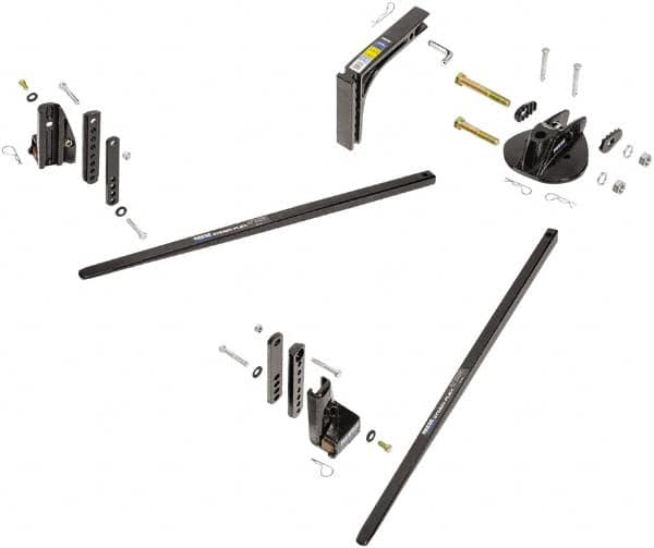 Reese - 12,000 Lb Capacity Weight Distributing Kit - For Use with Up to 7\x94 Trailer Frames with Top & Bottom Mount Couplers - Exact Tooling