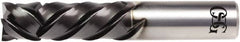 OSG - 3/8" Cutting Diam x 2" Length of Cut, 4 Flute, Spiral Router Bit - Diamond Coated, Right Hand Cut, Solid Carbide, 4" OAL x 3/8" Shank Diam, Compression, 45° Helix Angle - Exact Tooling