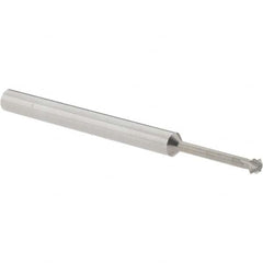 Accupro - 5/32° 5/32" Cut Diam, 0.078" Cut Width, 3/16" Shank, Solid Carbide Double-Angle Cutter - Exact Tooling