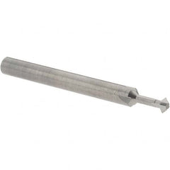 Accupro - 5/32° 5/32" Cut Diam, 0.078" Cut Width, 3/16" Shank, Solid Carbide Double-Angle Cutter - Exact Tooling