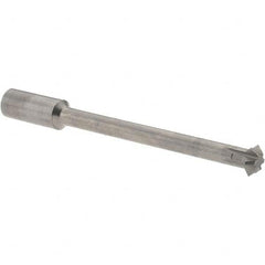 Accupro - 5/16° 5/16" Cut Diam, 1/8" Cut Width, 5/16" Shank, Solid Carbide Double-Angle Cutter - Exact Tooling