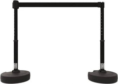Banner Stakes - 42" High Plastic Pedestrian Barrier - 15' Long Rope - Exact Tooling