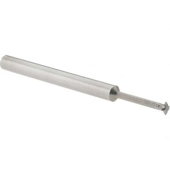 Accupro - 5/32° 5/32" Cut Diam, 0.045" Cut Width, 3/16" Shank, Solid Carbide Double-Angle Cutter - Exact Tooling