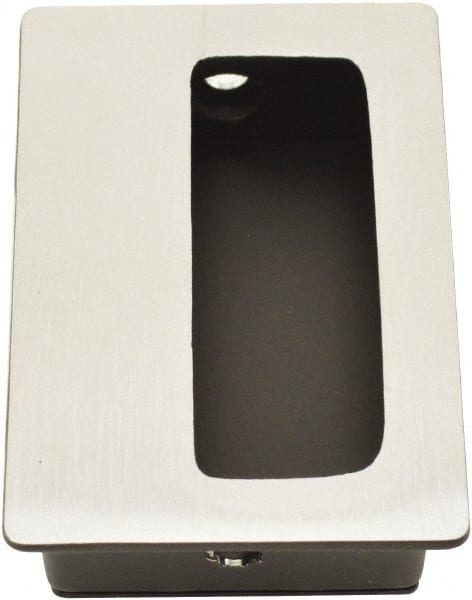 Hager - 1-15/16" Overall Width x 3" Overall Height, 5/8" Recess Depth, Recessed Pull - 2-3/8" Recess Height x 0.843" Recess Width - Exact Tooling