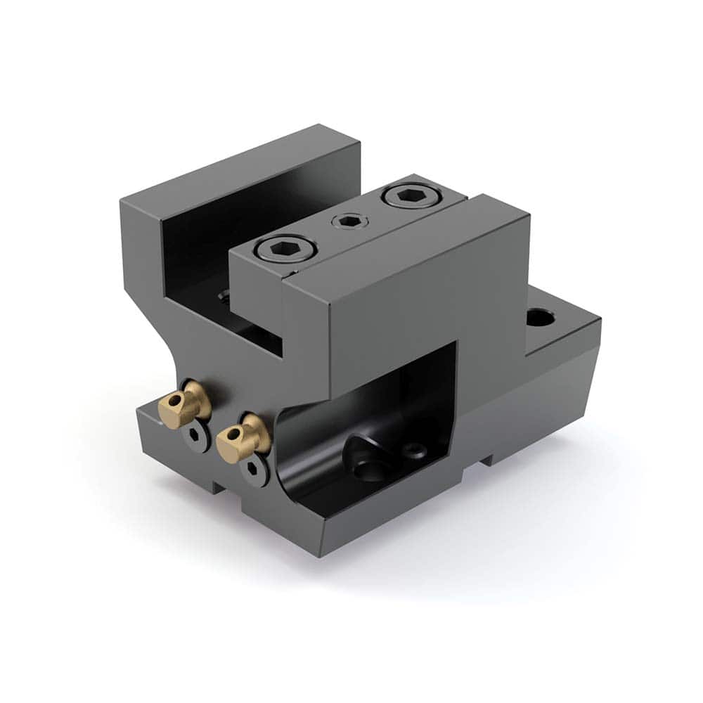 Global CNC Industries - Turret & VDI Tool Holders; Type: Mori OD Facing Block ; Clamping System: 70mm X 62mm ; Tool Axis: OD ; Through Coolant: No ; Outside Diameter (Decimal Inch): 1.0000 ; Additional Information: 4 Mounting Holes - Exact Tooling
