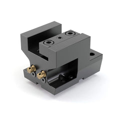 Global CNC Industries - Turret & VDI Tool Holders; Type: Mori OD Facing Block ; Clamping System: 70mm X 62mm ; Tool Axis: OD ; Through Coolant: No ; Outside Diameter (Decimal Inch): 1.0000 ; Additional Information: 4 Mounting Holes - Exact Tooling