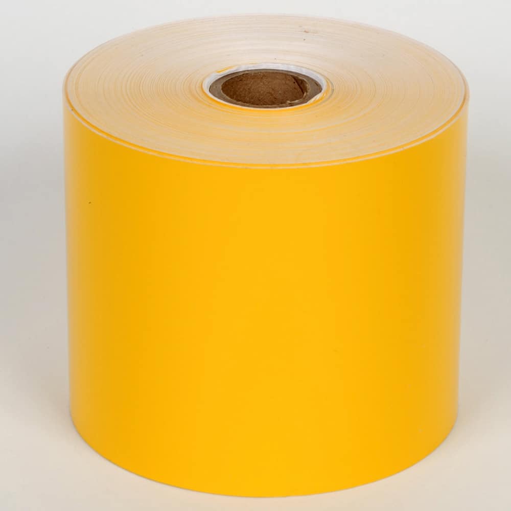 Cobra Systems - Labels, Ribbons & Tapes; Type: Vinyl Tape ; Color: Yellow ; For Use With: VNM4PRO ; Width (Inch): 4 ; Length (Feet): 150 ; Material: Vinyl - Exact Tooling