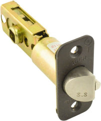 Hager - 4" Long x 1" Wide x 2-1/4" High Dead Latch - Steel/Zinc, Oil Rubbed Bronze Finish - Exact Tooling