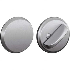 Schlage - 1-5/8 to 1-3/4" Door Thickness, Satin Chrome Finish, One Sided Deadbolt - Exact Tooling