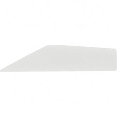 Noga - T80 Bi-Directional Ceramic Deburring Scraper Blade - Flat Blade Cross Section - Exact Tooling