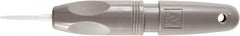 Noga - Bi-Directional Hand Deburring Flat Scraper Tool - Ceramic Blade, 35mm Blade Length, Hole Chamfering - Exact Tooling