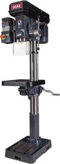 Dake - 18" Swing, Frequency Drill Press - Variable Speed, 1-1/2 hp, Single Phase - Exact Tooling