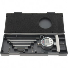 SPI - 0" to 22" Steel Electronic Depth Gage - 0.001" Accuracy, 0.0005" Resolution, 4" Base Length - Exact Tooling