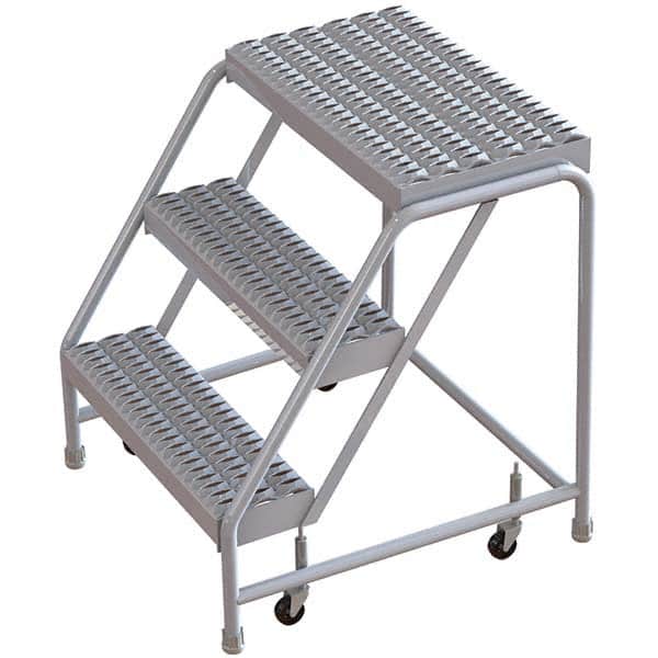 TRI-ARC - Rolling & Wall Mounted Ladders & Platforms Type: Rolling Warehouse Ladder Style: Rolling Safety Ladder - Exact Tooling