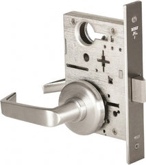 Stanley - Passage Lever Lockset for 1-3/8 to 1-3/4" Thick Doors - 2-3/8 to 2-3/4" Back Set, Brass, Satin Chrome Finish - Exact Tooling